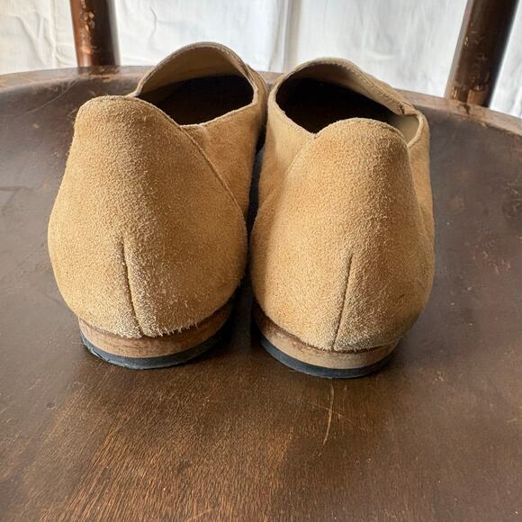 M. Gemi Tan Suede Leather Loafer The Katia Size 40.5 US 10 Made in Italy Shoes - Picture 4 of 9